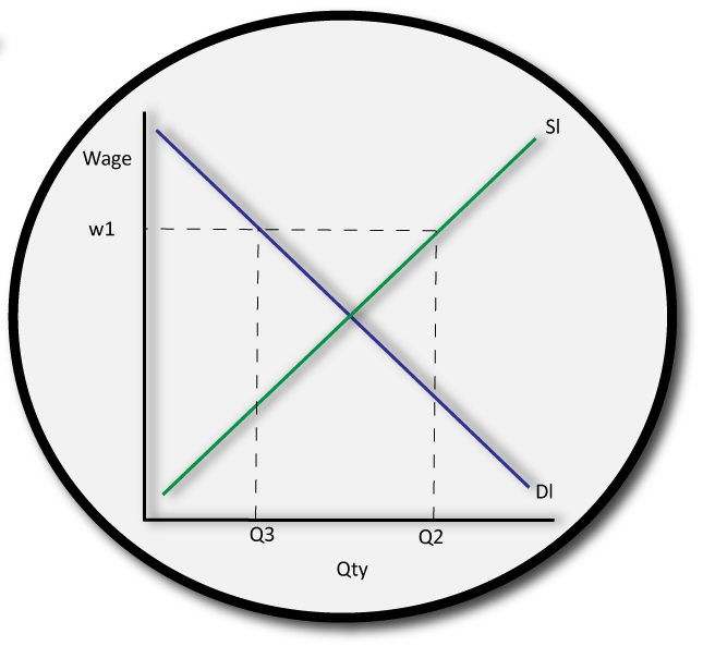 IB economics real wage unemployment